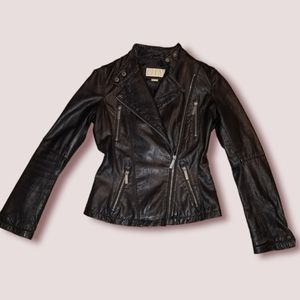 Michael Kors Leather Jacket, XS